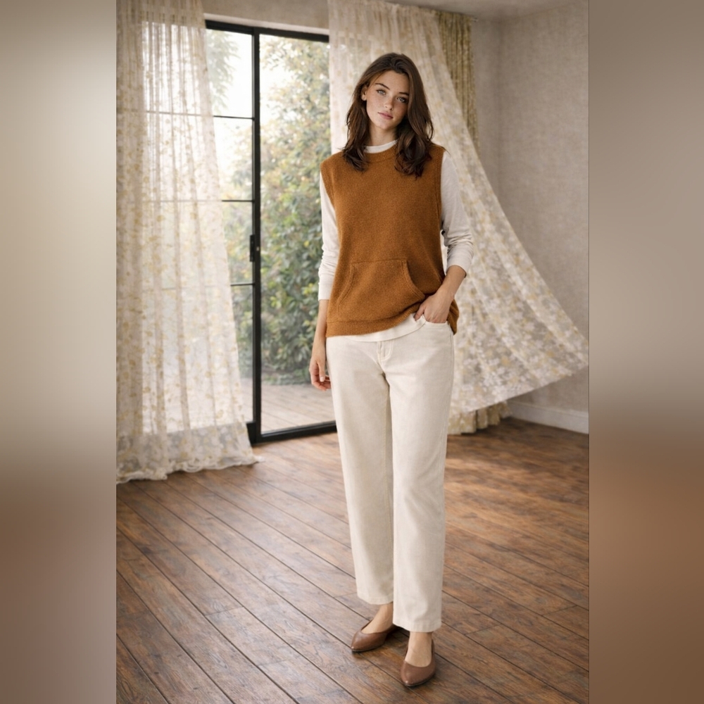 Des Petits Hauts Merino Wool Sweater Vest | Ethical Knit